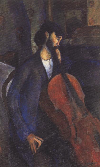 Amedeo Modigliani The Cellist (mk39) oil painting picture